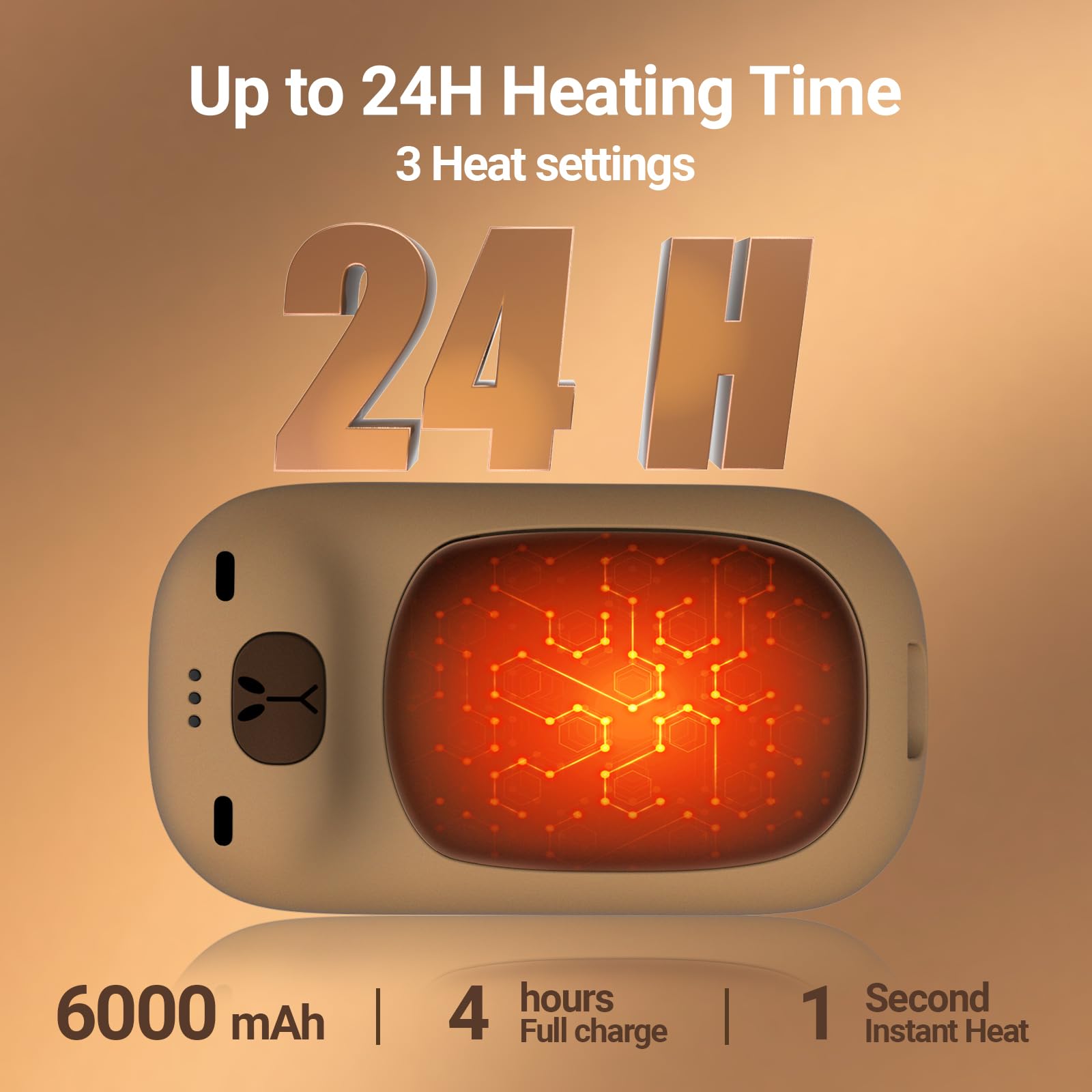 Redpepper Capybara AI Hand Warmers Rechargeable 2 Packs 24 Hrs Heater - View 3
