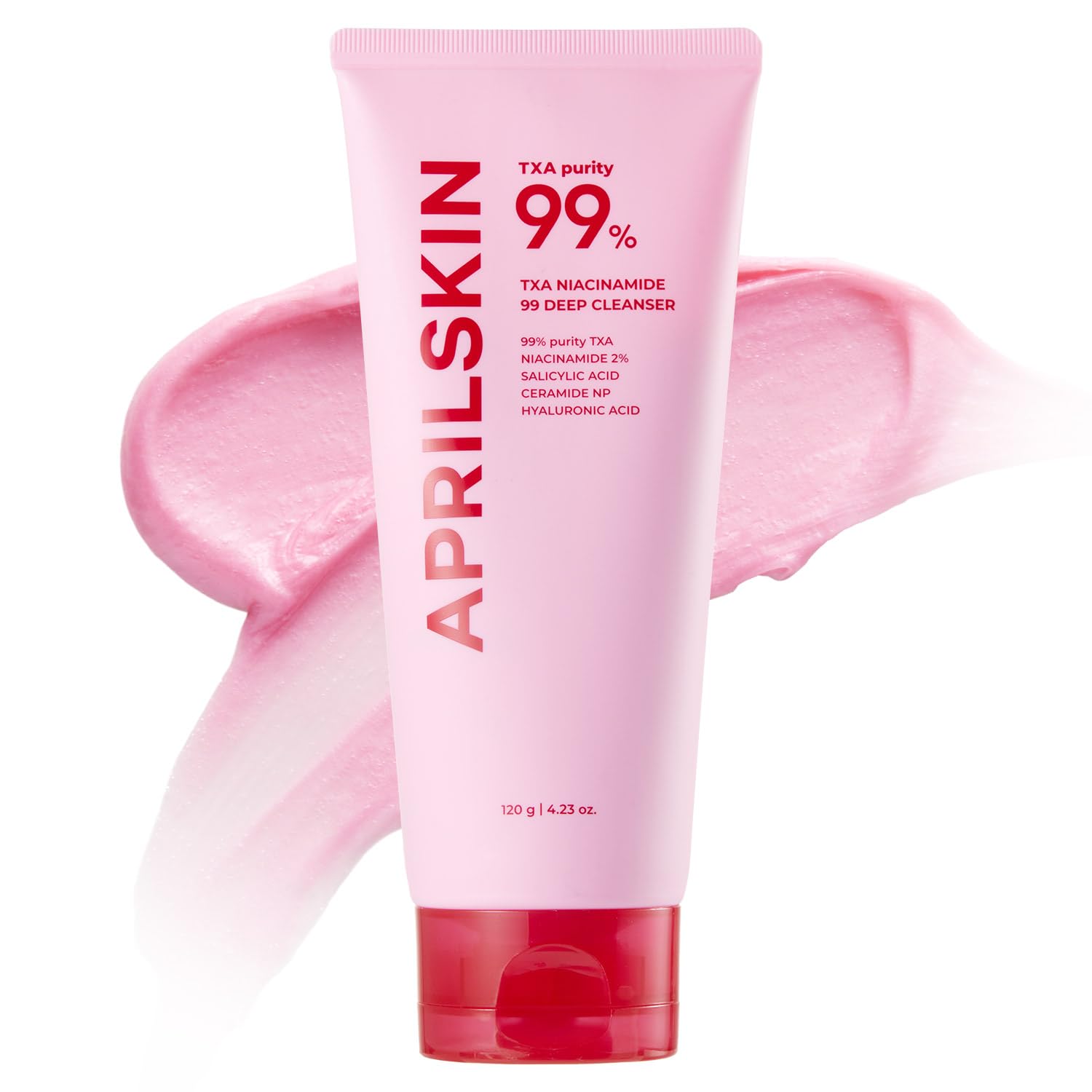 APRILSKIN TXA Niacinamide Pink Bubble Gum Deep Cleanser - APRILSKIN