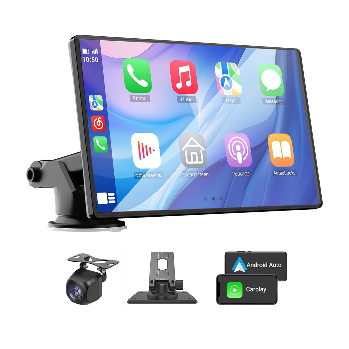 VUKARUAL Wireless Carplay and Android Auto Screen for Car 7 - VUKARUAL Official Imagery - 2