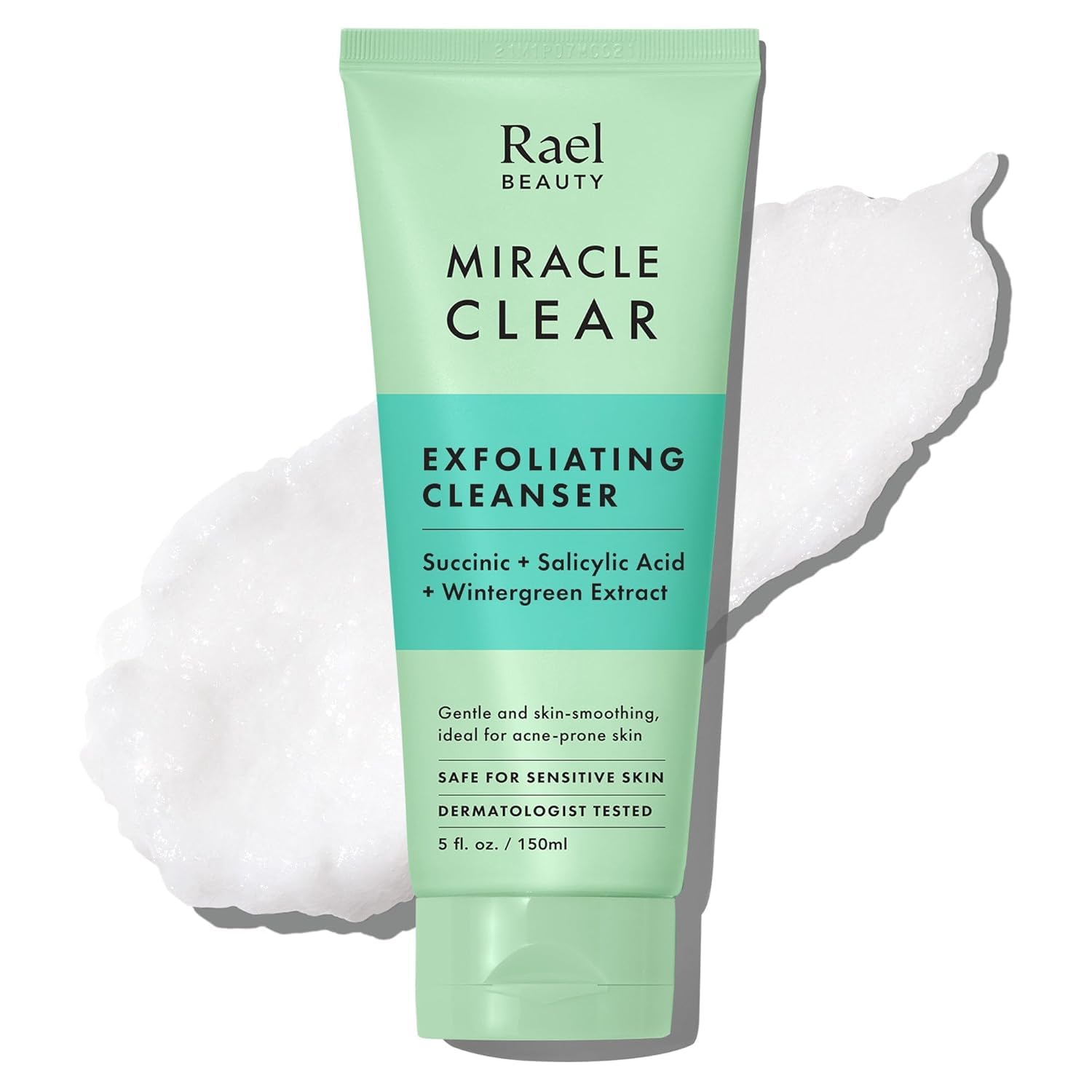 Rael Miracle Clear Facial Cleanser Face Wash (Exfoliating - Product Imagery