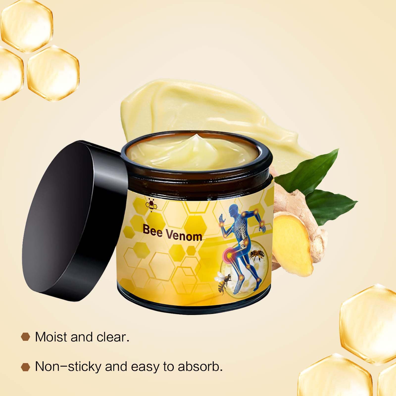MILEDY Bee Venom Cream 2-Pack | Back, Knee & Joint Relief