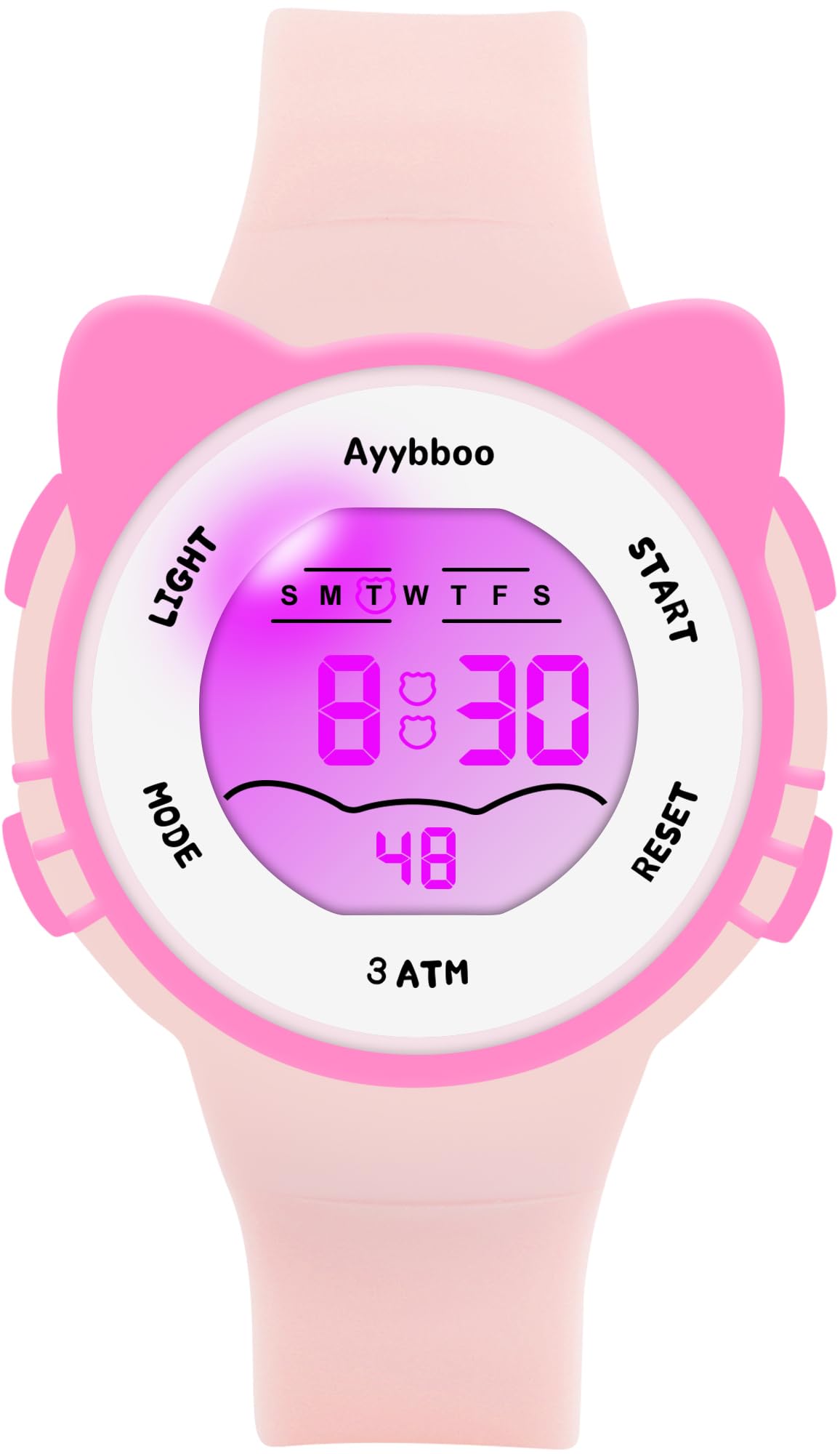 Ayybboo Kids Waterproof Watch 7 Color Light Alarm - View 10