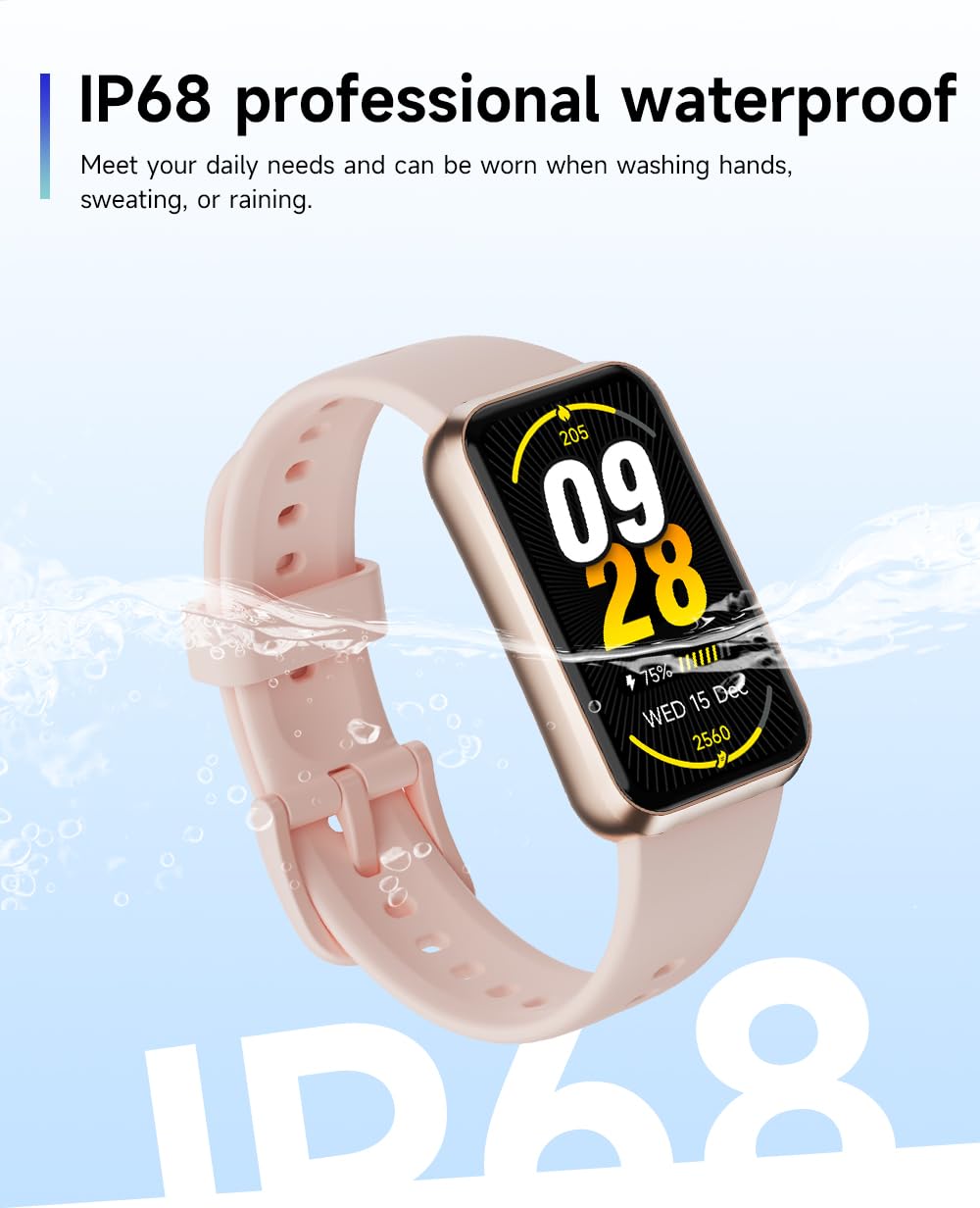 USMECBL Fitness Trackers,Heart Rate Blood Oxygen Sleep Monitor,1.47‘’ - View 8