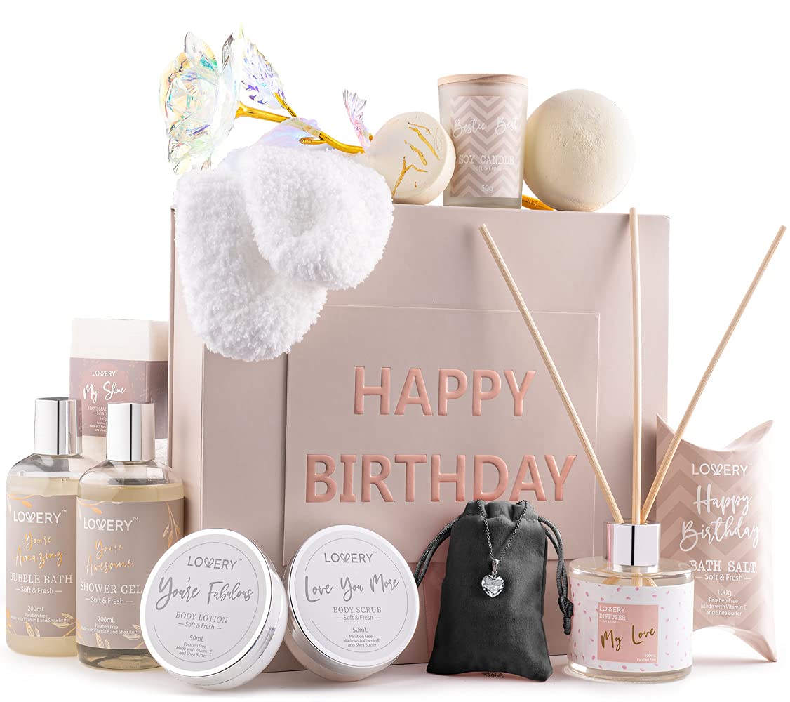 Birthday Gifts for Women Birthday Spa Gift Basket for Women - LOVERY Official Imagery - 2
