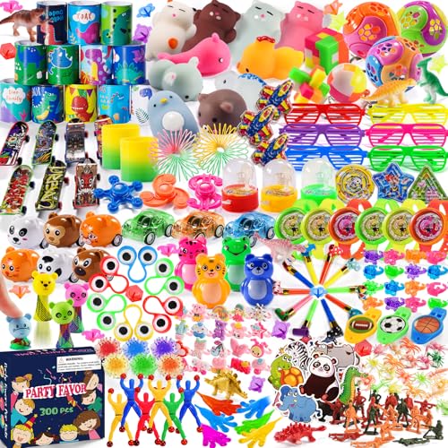 300 PCS Party Favor for Kids Goodie Bags Stuffers, Treasure Box - Product Imagery