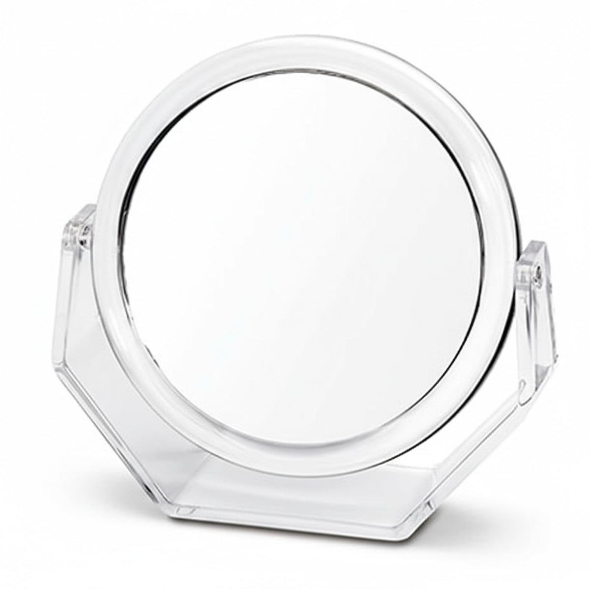Danielle Creations Round Acrylic Vanity Mirror Clear 1x 10x - DC DANIELLE Official Imagery - 2
