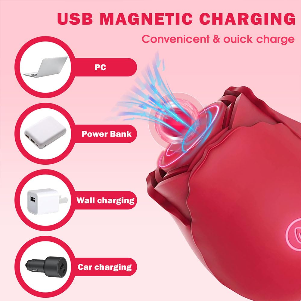 Rose Adult Tool for Women Rose Vibratoer Female Viboatorr X - Premium Selection Official Imagery - 6
