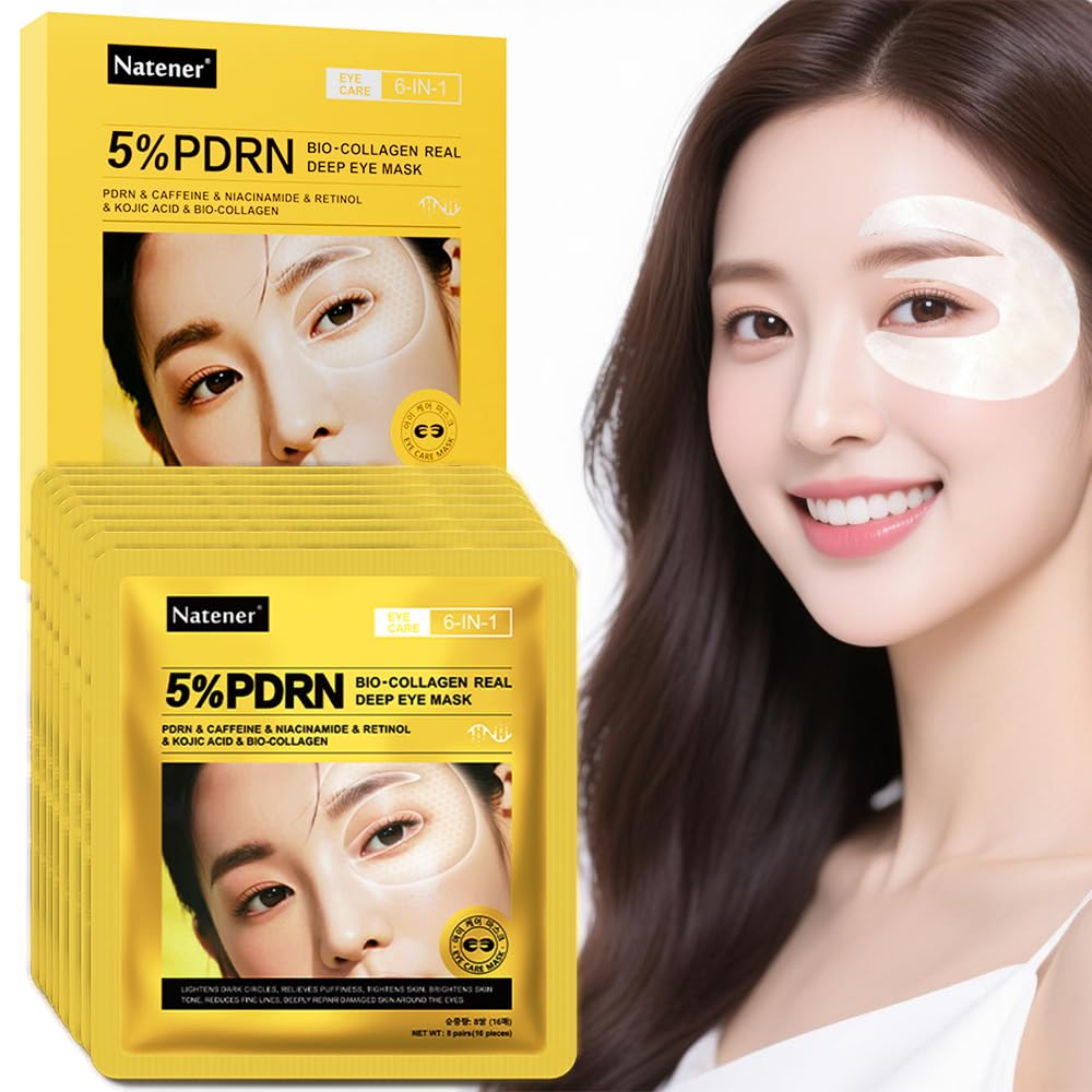 15 Pairs 5 PDRN Under Eye Patches 6 in 1 Bio Collagen 360 - Natener Official Imagery - 4