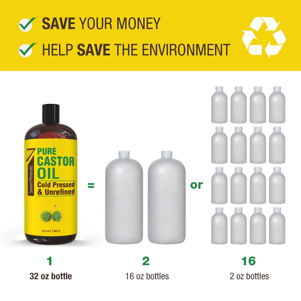 Pure Cold Pressed Castor Oil - Seven Minerals Official Imagery - 7