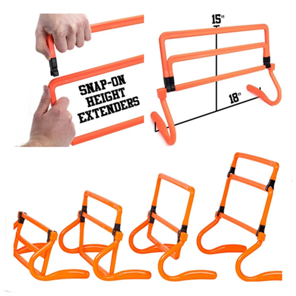 Adjustable Speed Training Hurdles Fitness Speed Training - Kvittra Official Imagery - 3