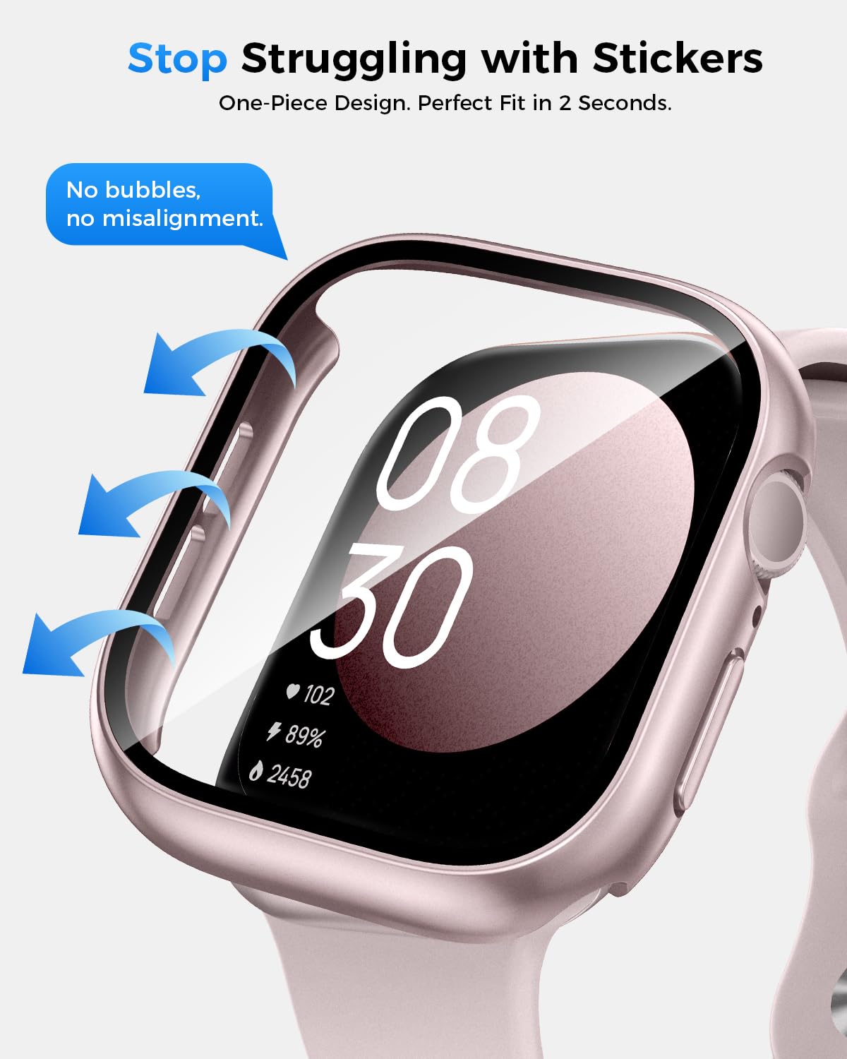 Goton IP67 Waterproof Case with Glass for Apple Watch 40mm Series 6/5/ - View 7
