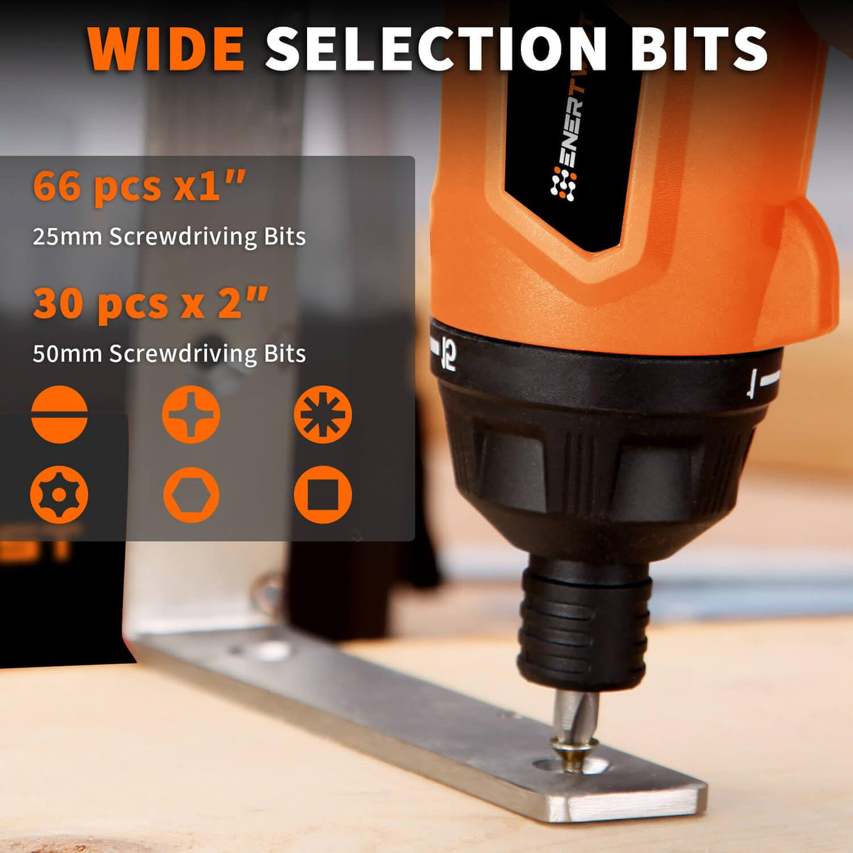 ENERTWIST Drill Bit Set 246PCS Drill Bits Driver Set with - ENERTWIST Official Imagery - 5