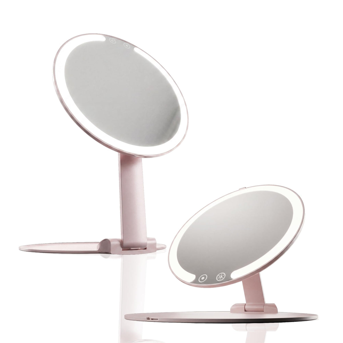 Lighted Makeup Mirror 8 Travel Mirror Rechargeable Portable - LEDIONOPTO Official Imagery - 1