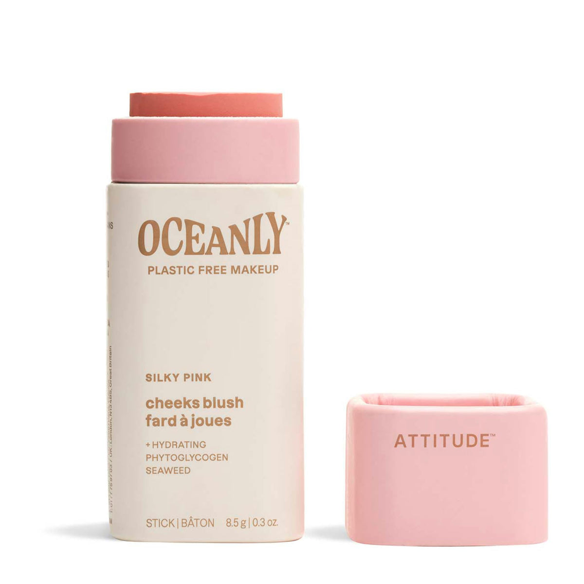 ATTITUDE Oceanly Plastic Free Lightweight Blush Stick - BIO SPECTRA ATTITUDE Official Imagery - 2