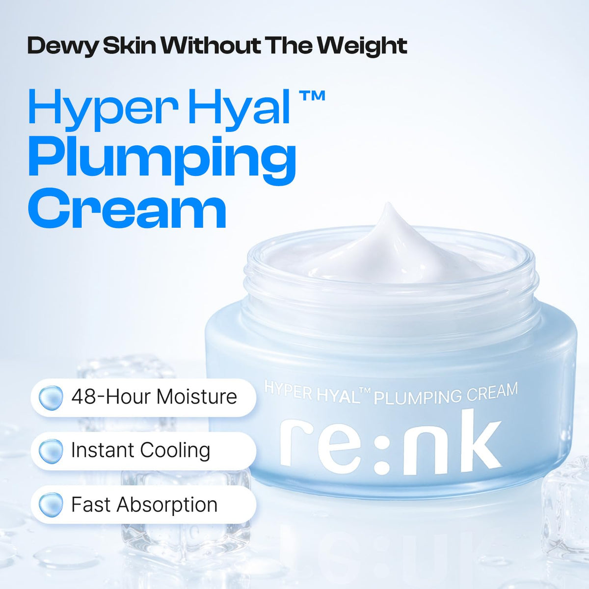 re nk Hyper Hyal Plumping Cream for Glass Skin Soothing - Re: NK Official Imagery - 3