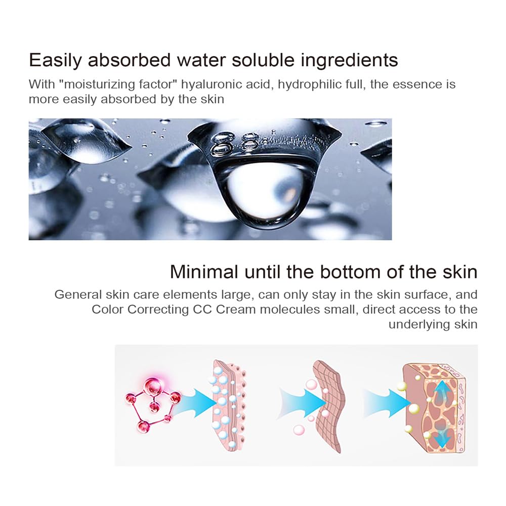 Color Correcting CC Cream with SPF 25 Coverage Lightweight - Fovcos Official Imagery - 5