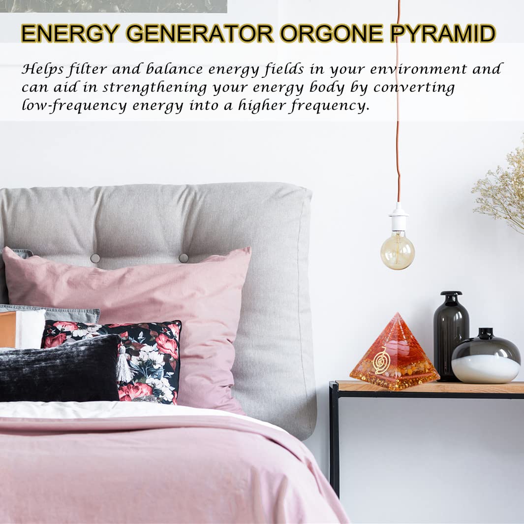 Orgone Pyramid for Positive Energy Chakra Wealth Success - NewMainOne Official Imagery - 7