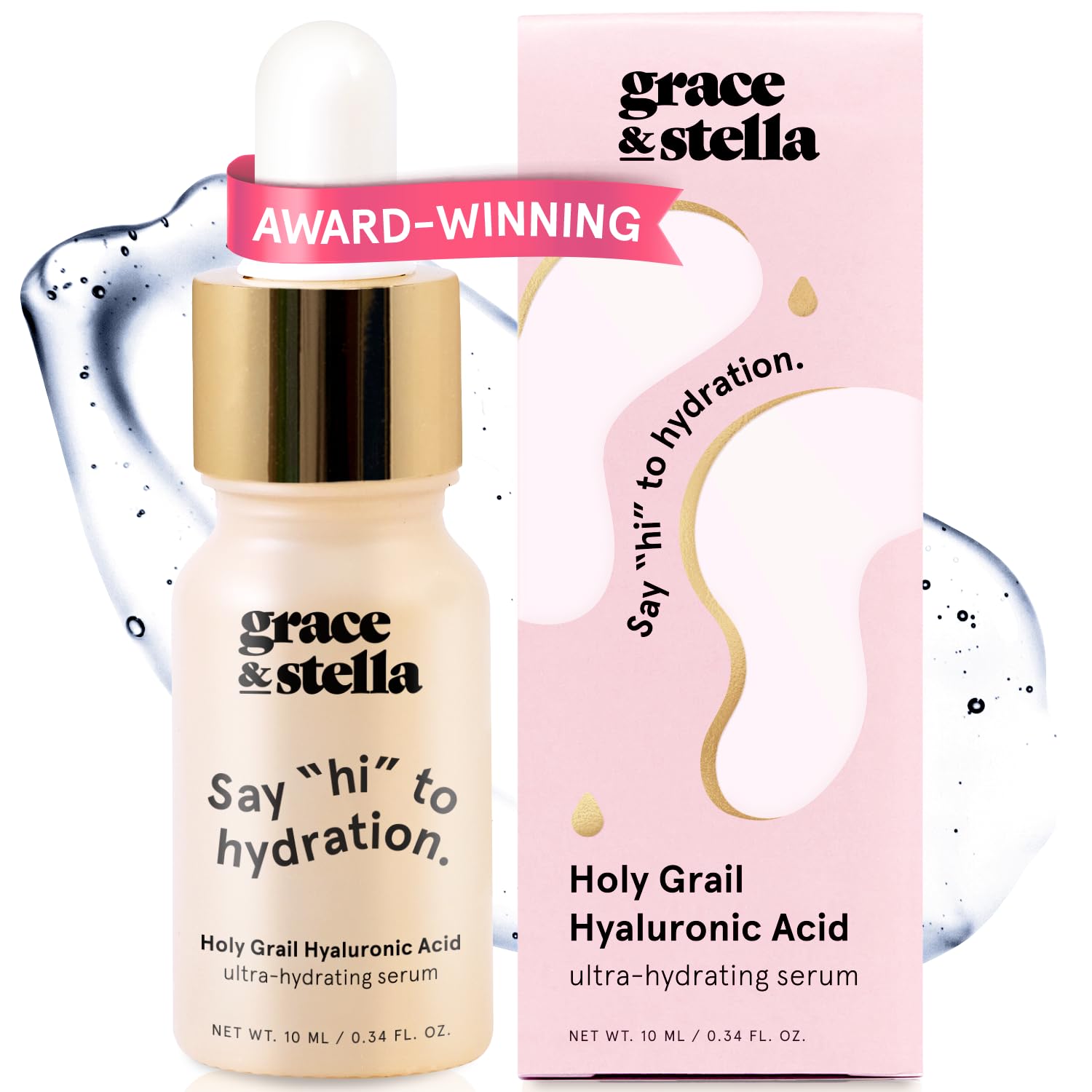 grace &amp; stella Award Winning Hyaluronic Acid Serum (50ml/1.7 - grace &amp; stella