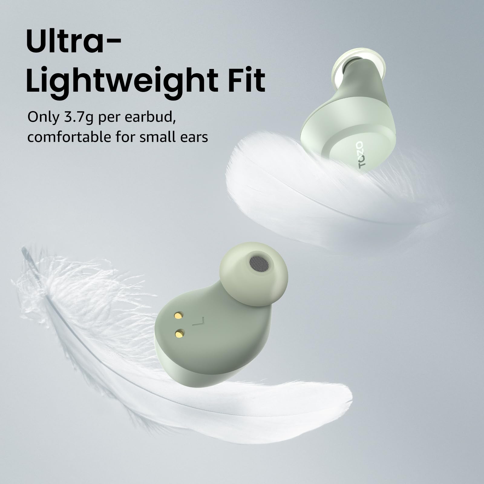 TOZO A1 Wireless Earbuds Bluetooth 5.3 Light Weight in Ear Headph - TOZO Official Product View 3
