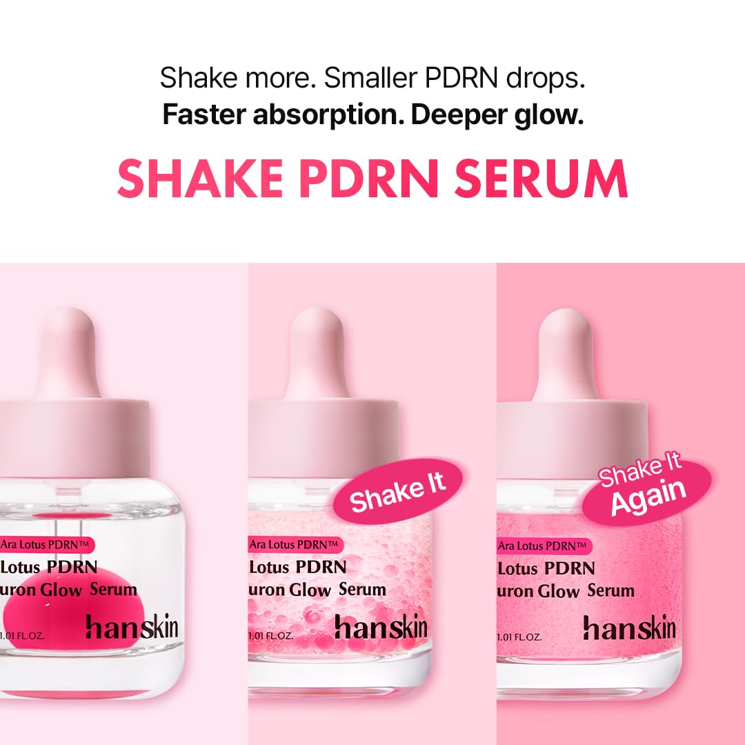 Hanskin Shake PDRN Glow Serum Pink Lotus PDRN Peptide Serum - Hanskin Official Imagery - 5