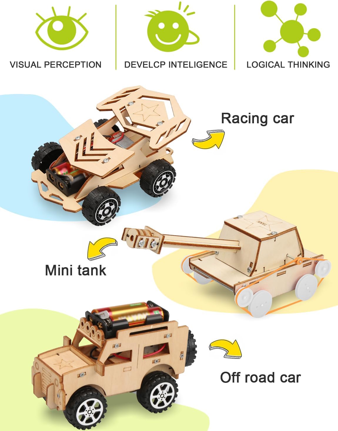 Poraxy 5-in-1 STEM kit for kids age 8-10 showing science building project components and colorful craft materials.