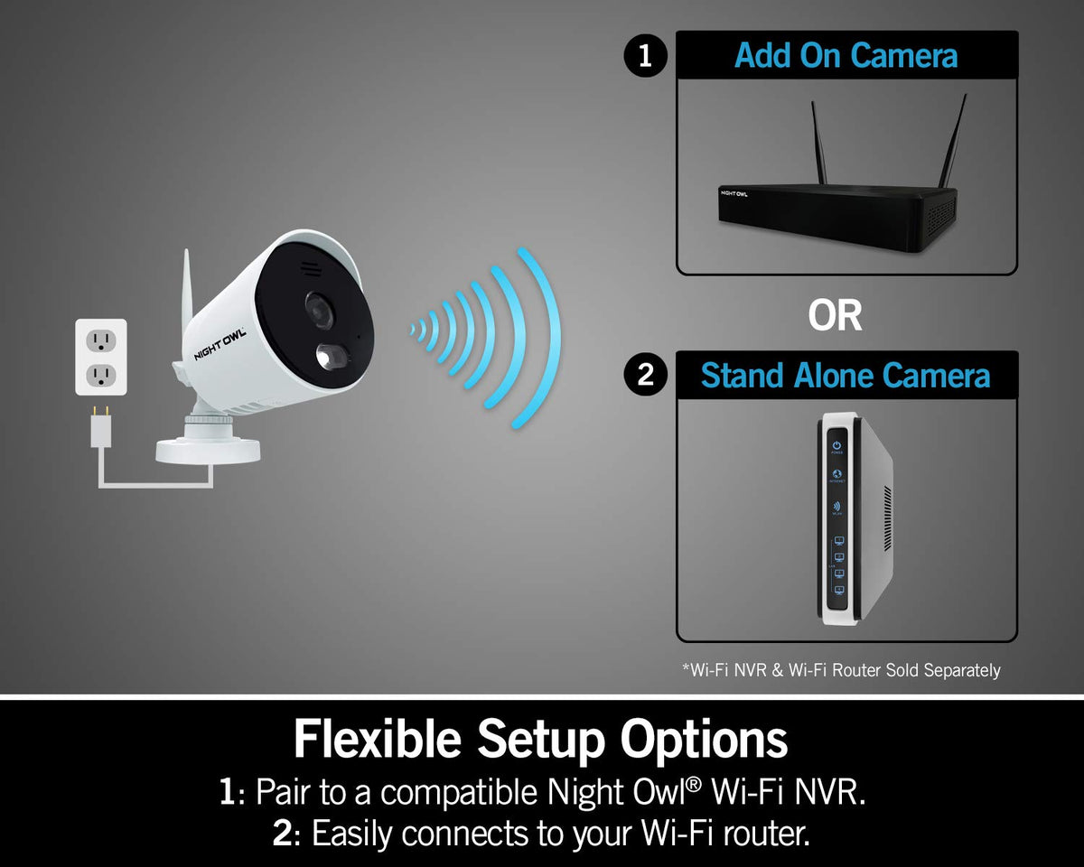 Night Owl AC Powered 1080p HD Wi Fi IP Indoor Outdoor Camera - Night Owl Official Imagery - 6
