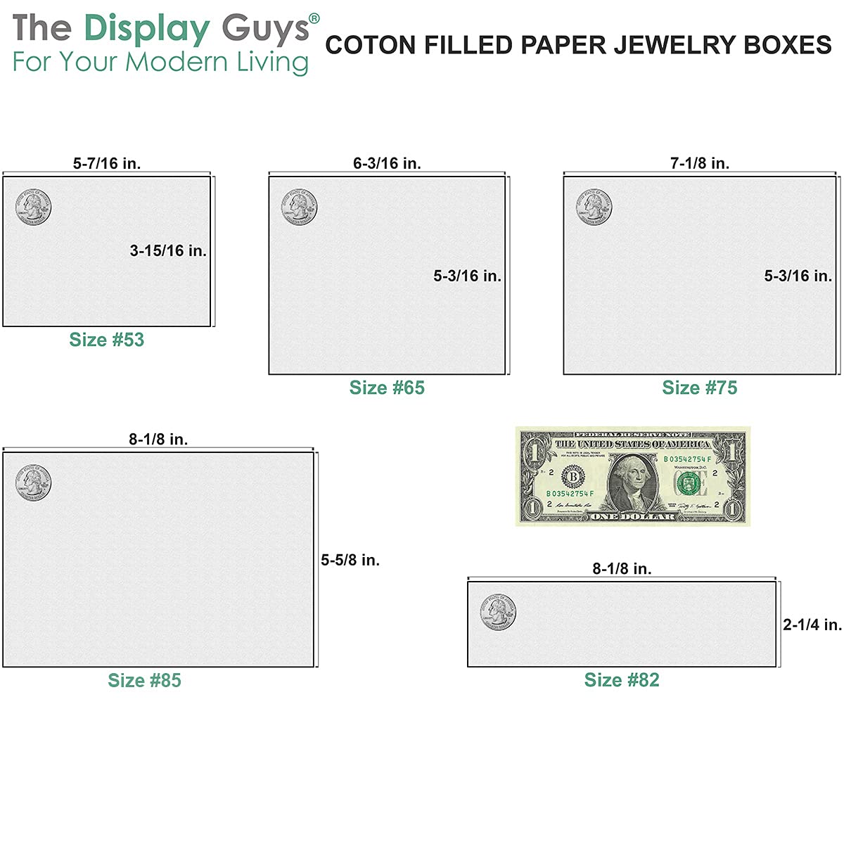 TheDisplayGuys 25 Cardboard Gift Jewelry Boxes w Paddings 34 - TheDisplayGuys For Your Modern Living Official Imagery - 8