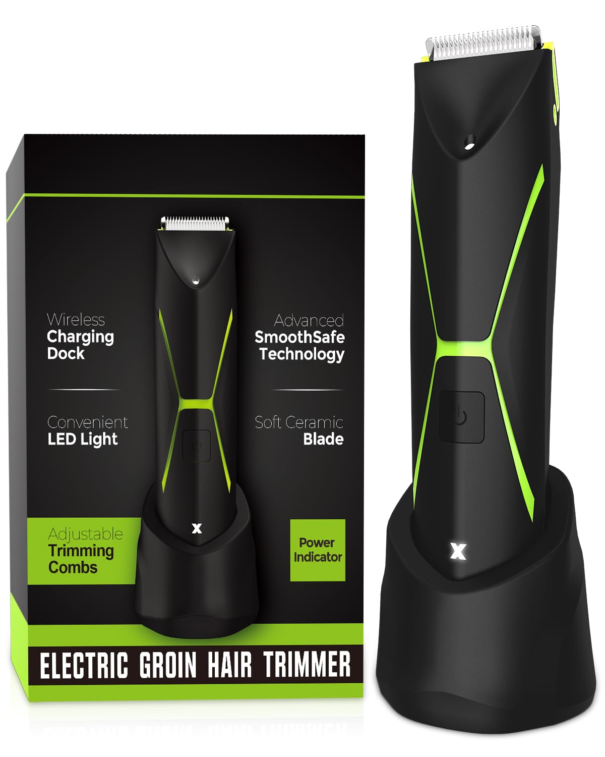 Electric Body Hair Trimmer for Men Manscape Cordless Ball - Brightman Official Imagery - 1
