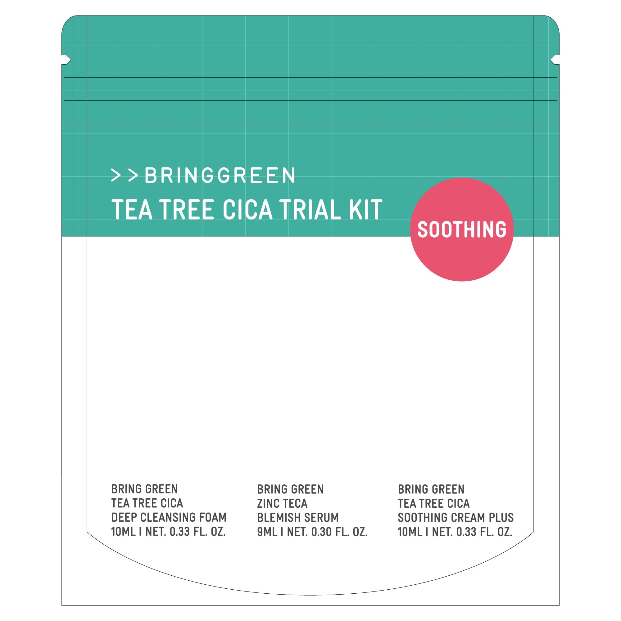 BRING GREEN TEA TREE CICA TRIAL KIT - BRING GREEN
