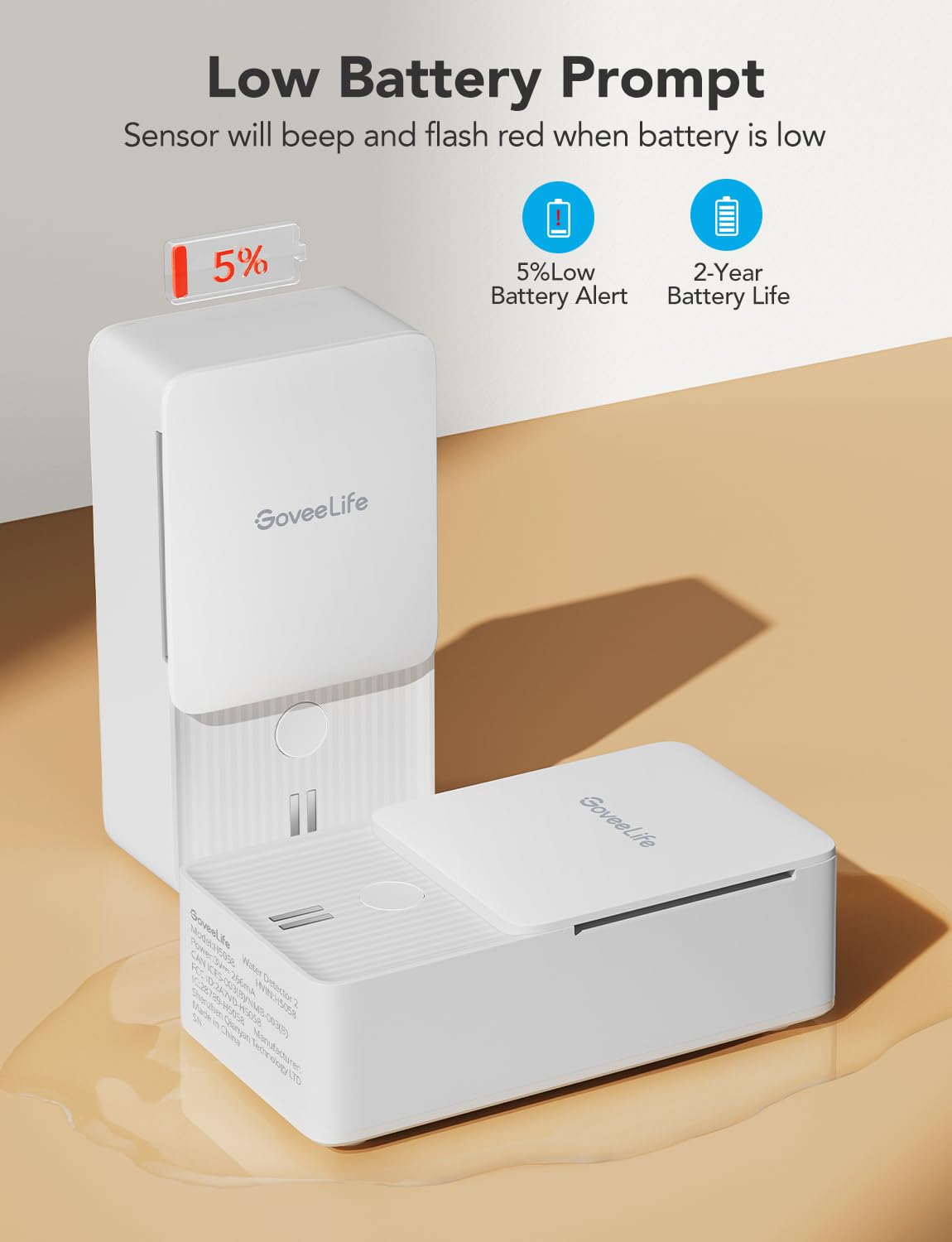 GoveeLife Water Leak Detectors with Leak and Drip Alerts 3 - GoveeLife Official Imagery - 8