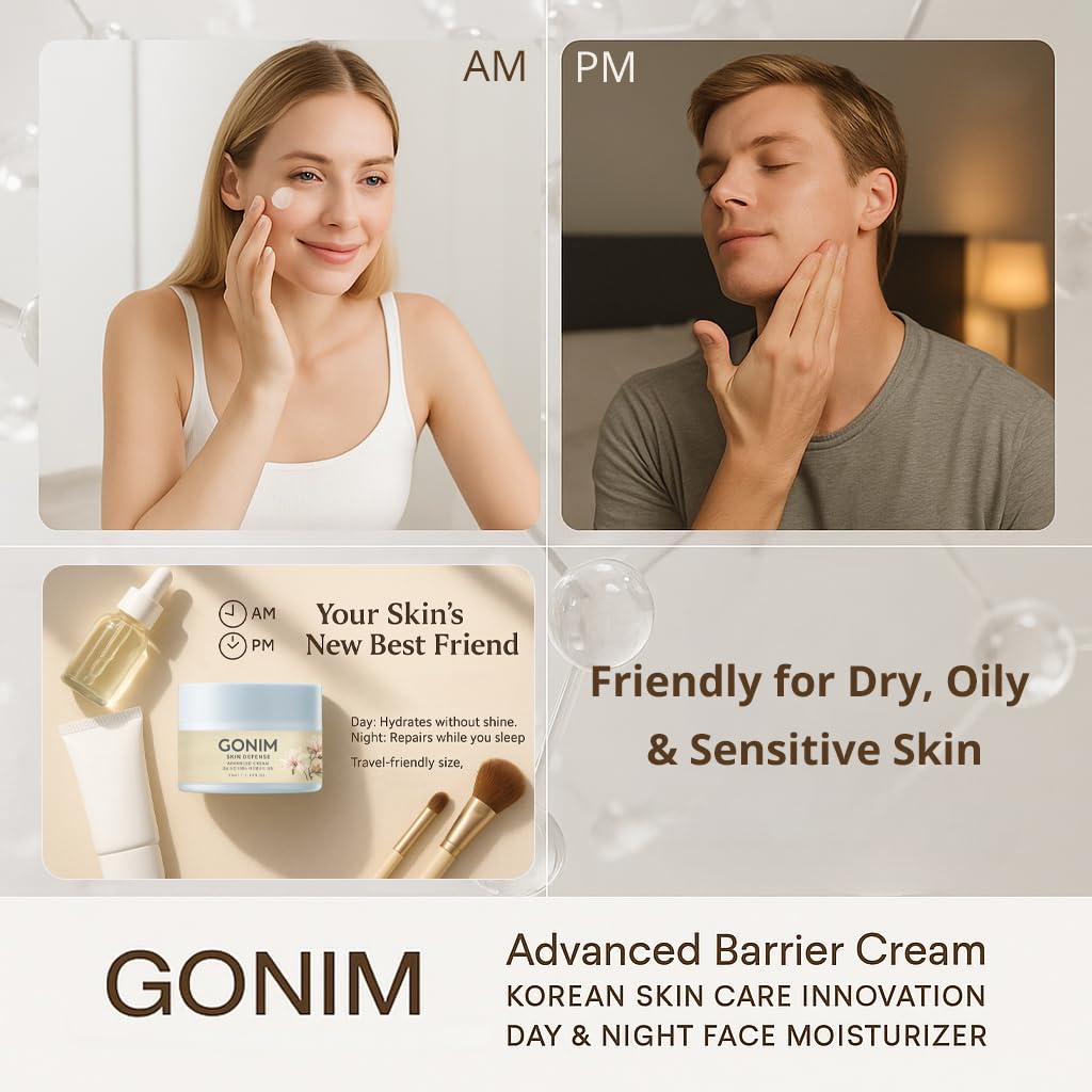 GONIM Face Moisturizer Korean Skin Care, Anti Aging Support with - GONIM