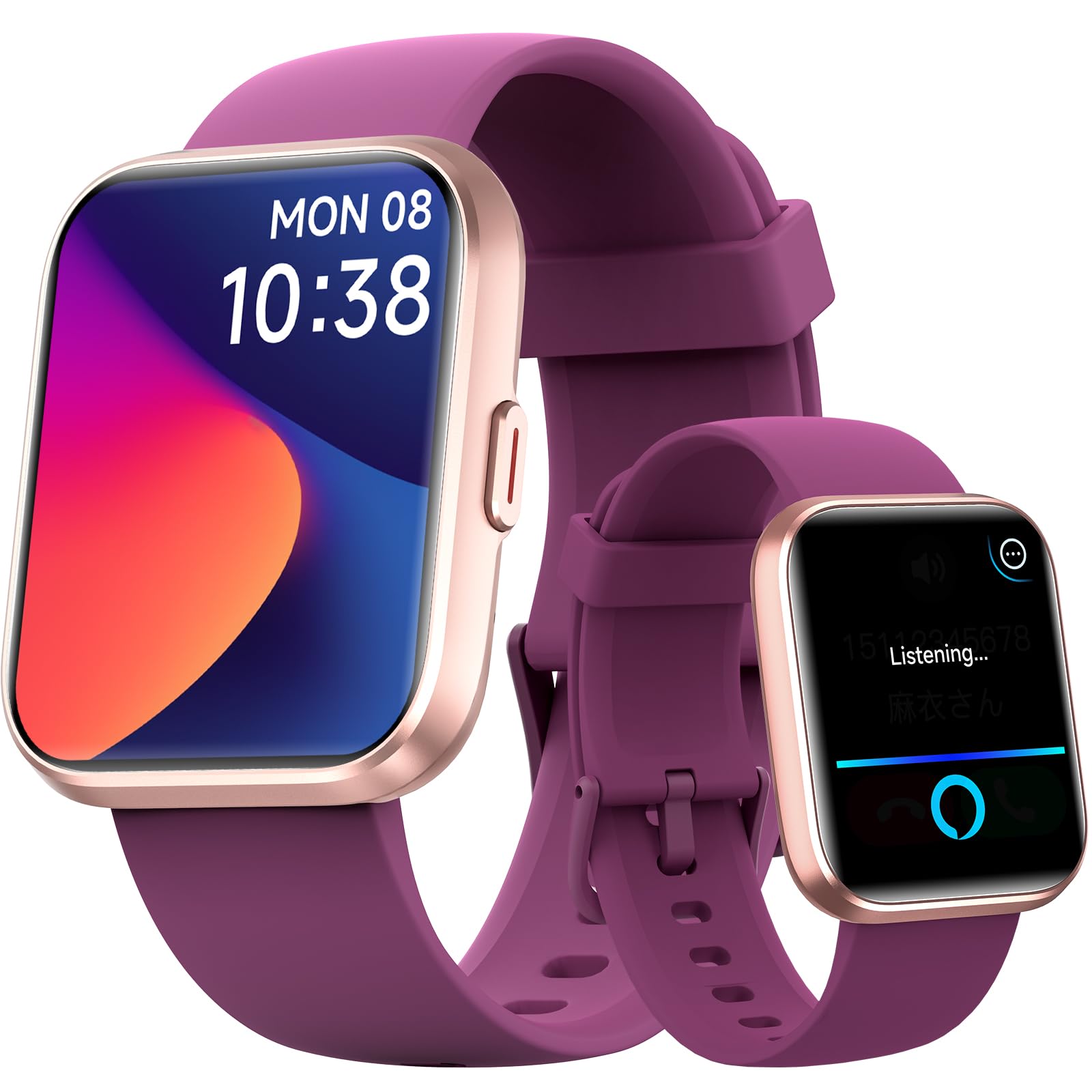 Fitpolo Smart Watches for Men Android & iPhone, 1.8" HD Alexa Built-in - View 10