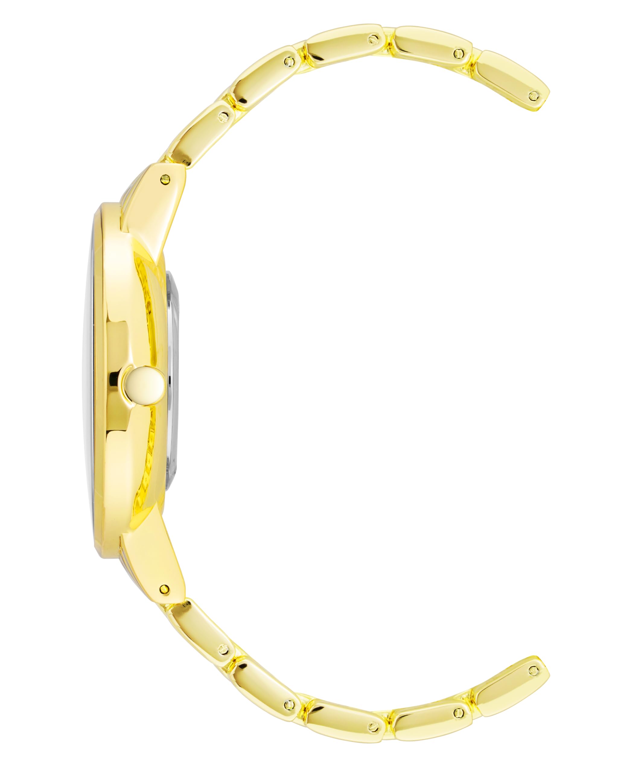 Nine West Women's Crystal Accented Bracelet Watch - View 2