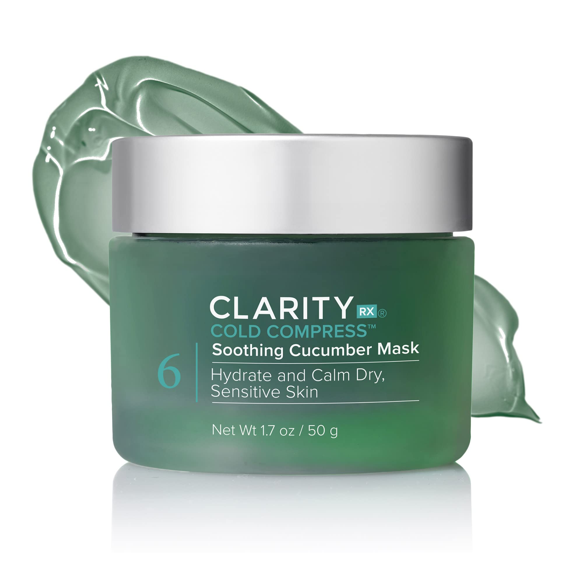 ClarityRx Cold Compress Soothing Cucumber Face Mask, Natural - Generic