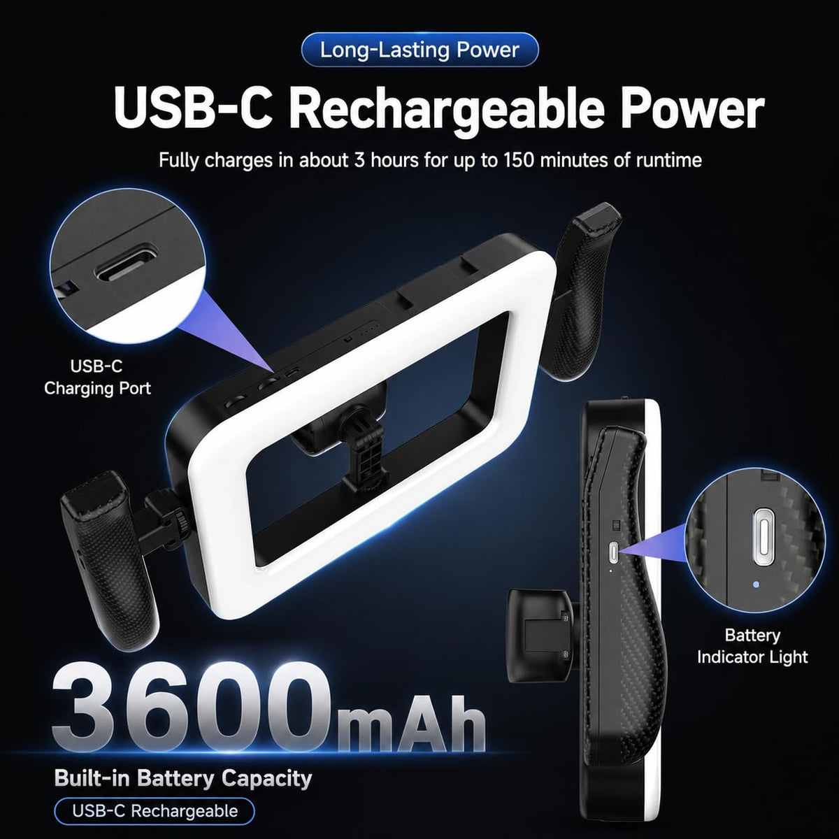 Cell Phone Light for Video Recording Handheld Creator Kit - KayusMt Official Imagery - 7