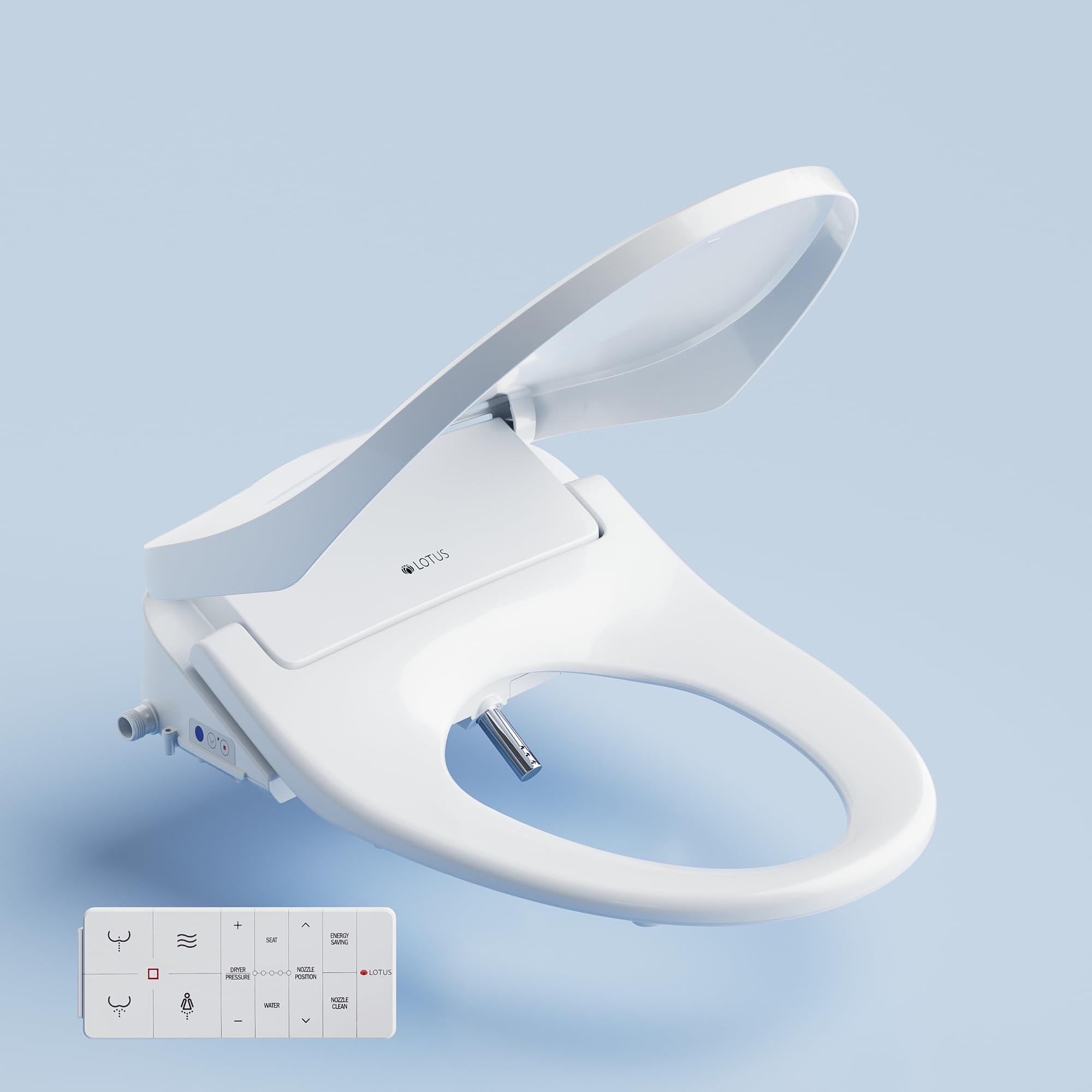 Lotus Bidet ATS-850 Elongated | Slim Heated Toilet Seat with Adjustable Warm Wat - Lotus Official Product View 10