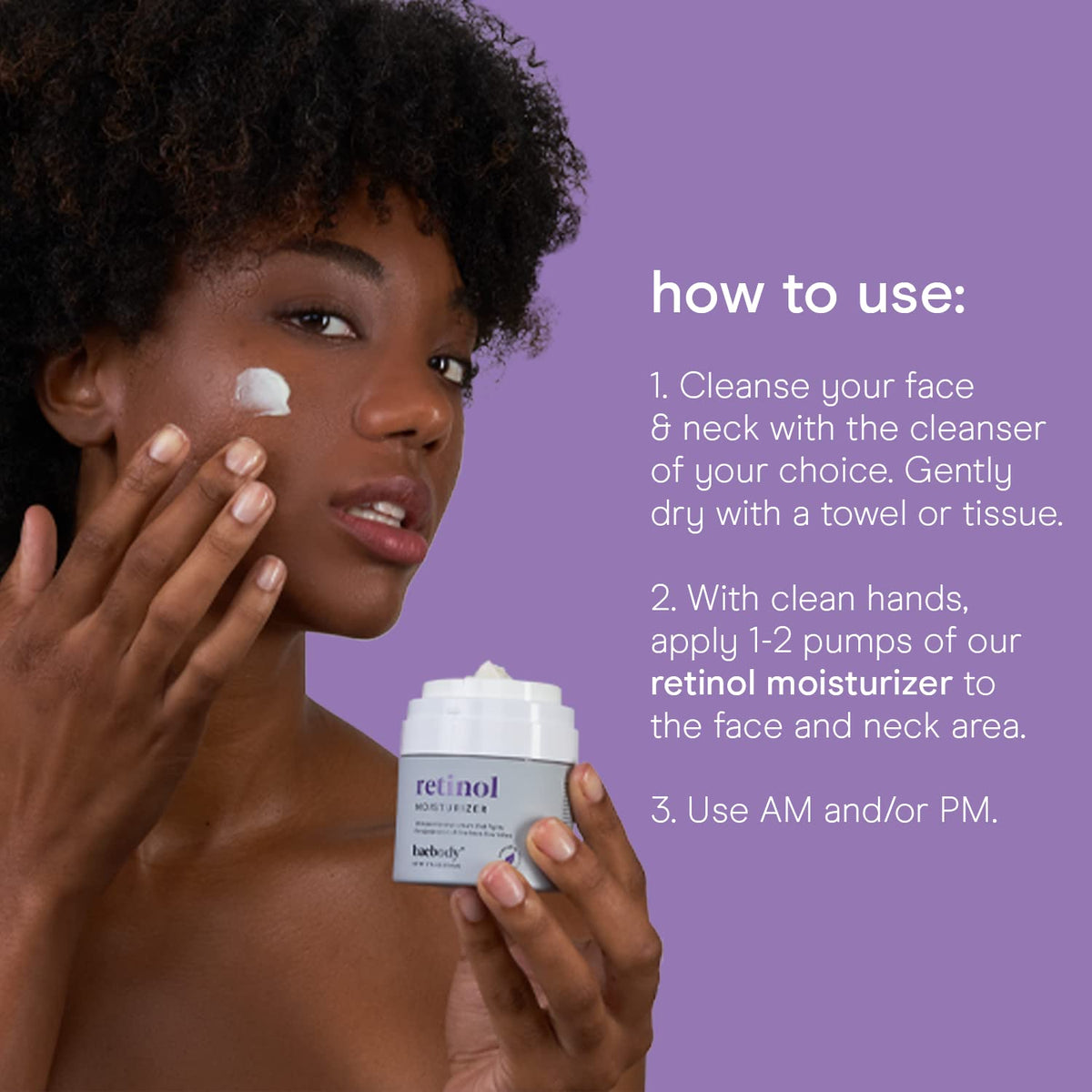 Baebody Made in USA Retinol Cream for Face - Baebody Official Imagery - 4