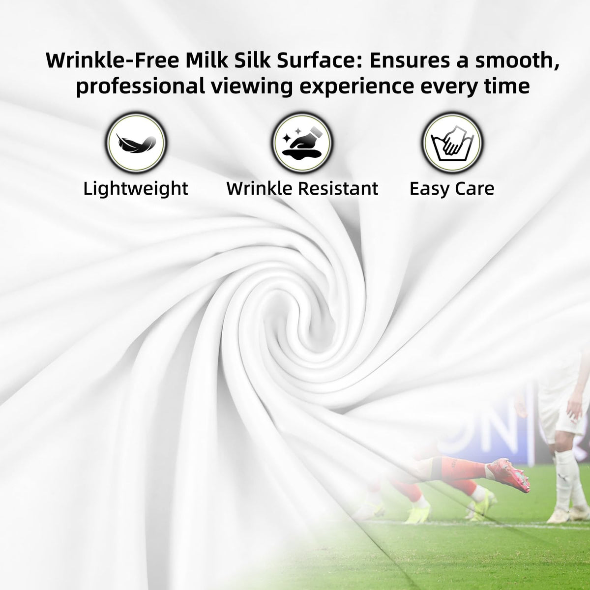 120inch Portable 16 9 4K HD Outdoor Projector Screen with - BENOISON Official Imagery - 5