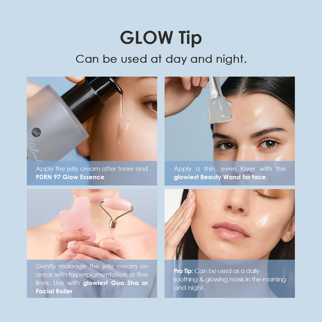 glowiest Daily Rituals PDRN + Collagen Glow Jelly Cream I Salmon - glowiest