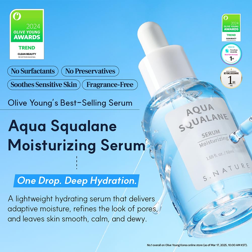 S.NATURE AQUA SQUALANE SERUM - S.NATURE
