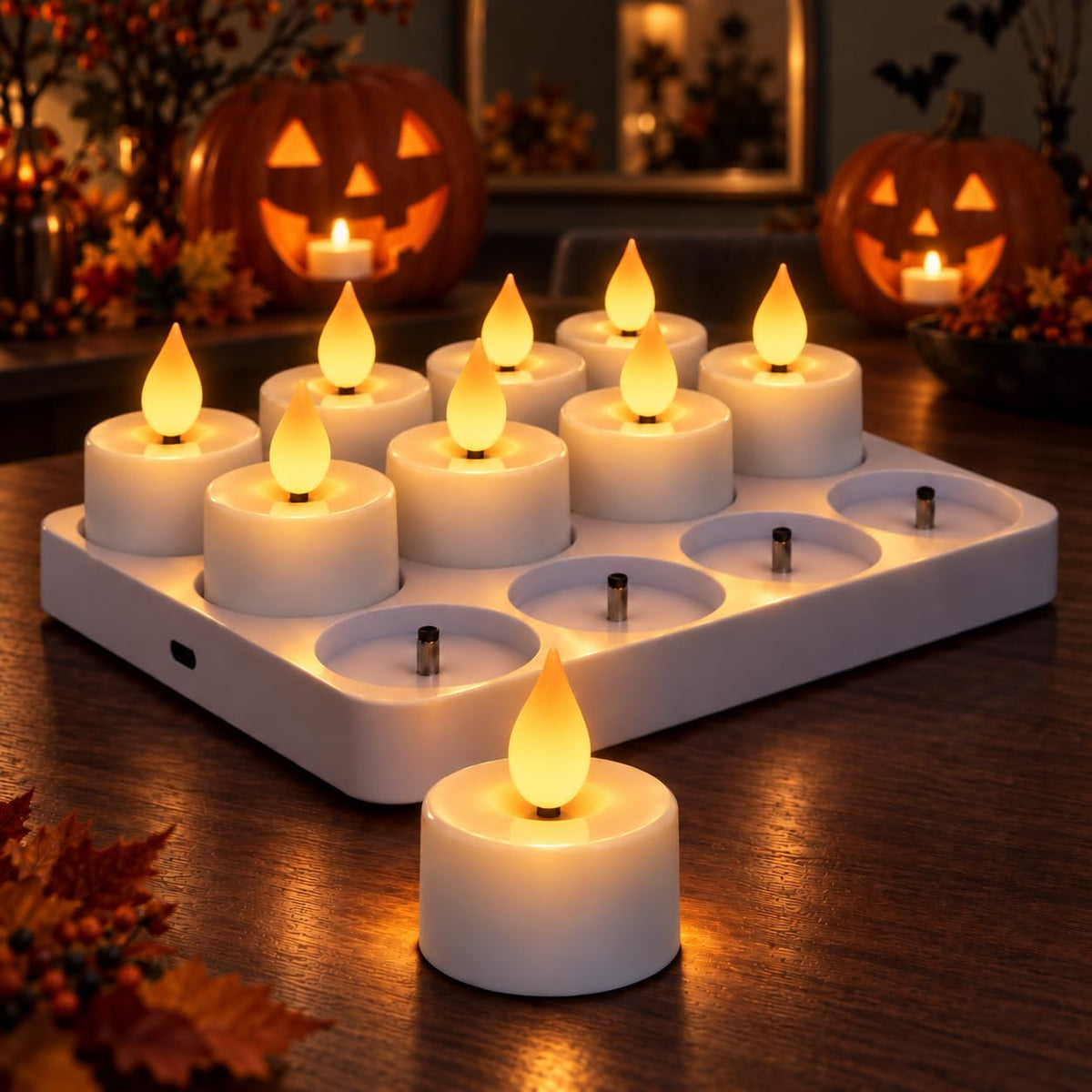 Fussion Rechargeable Tea Lights with Remote and Charging - Fussion Official Imagery - 1