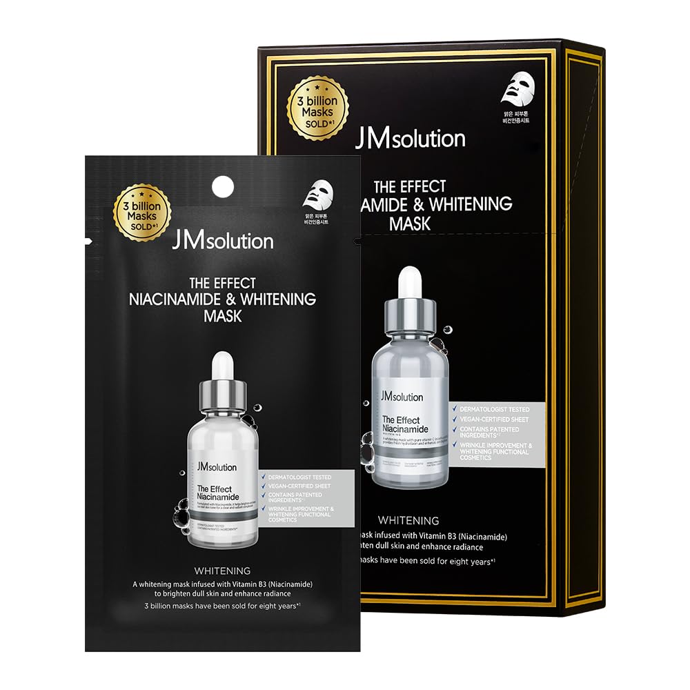 JMsolution The Effect Niacinamide &amp; Brightening Sheet Mask - JMsolution