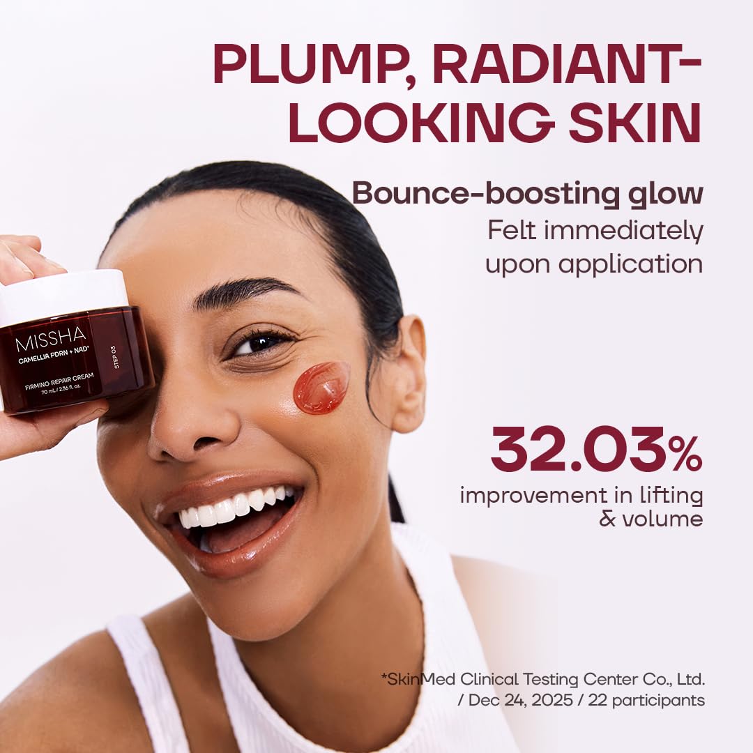 MISSHA PDRN NAD Firming Repair Cream Korean Face Moisturizer - MISSHA Official Product Imagery - 5