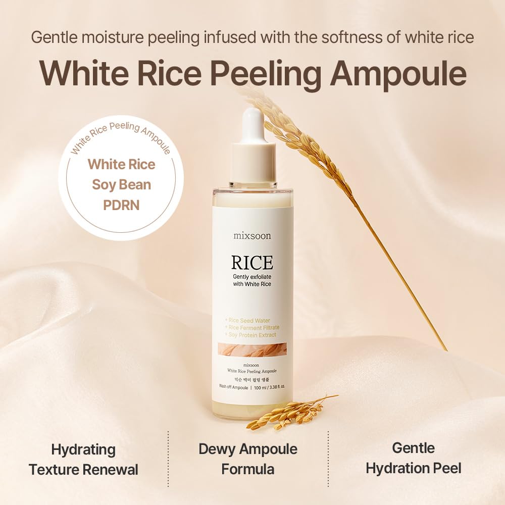 mixsoon White Rice Peeling Ampoule - mixsoon Official Imagery - 3