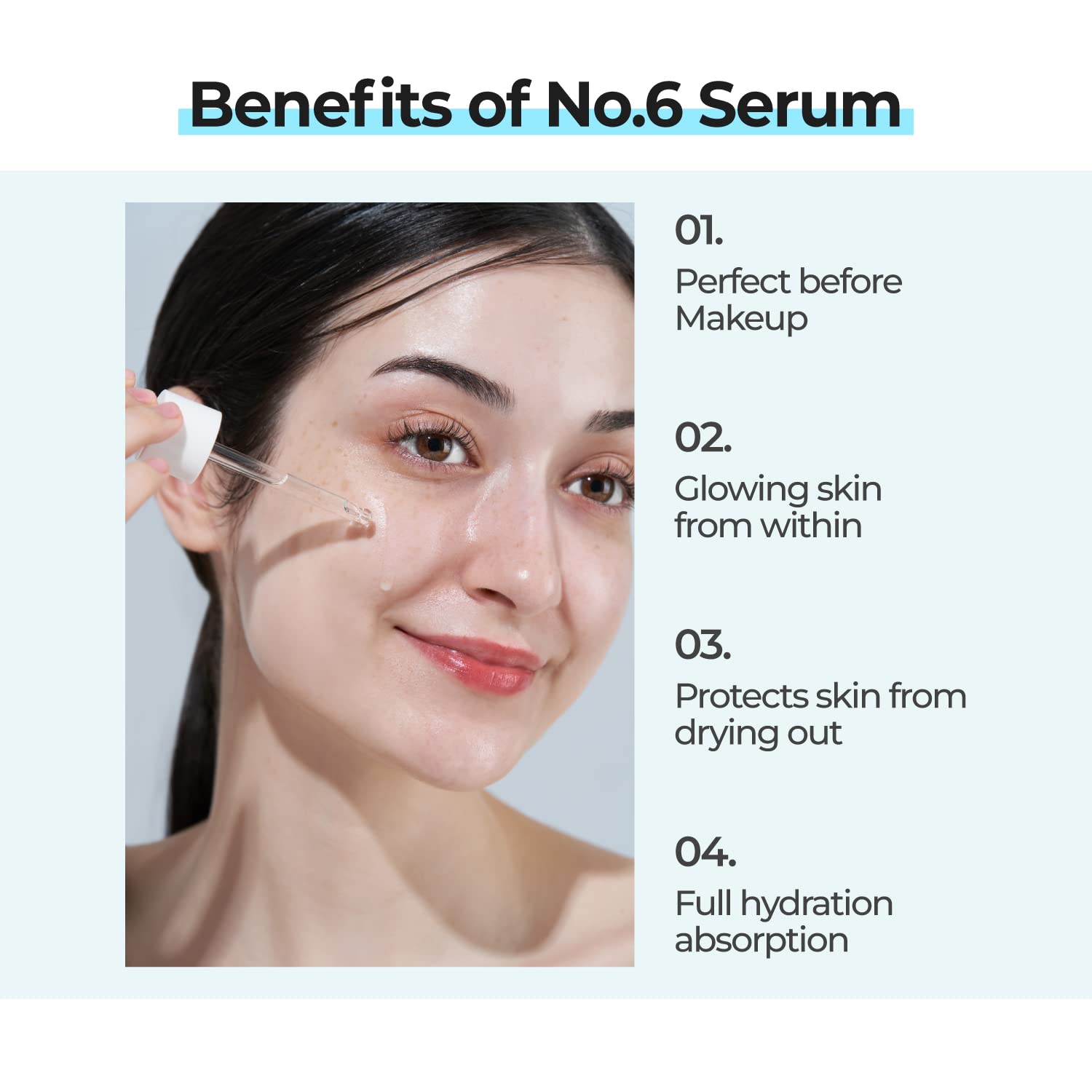 numbuzin No.6 Hyaluronic Acid Serum - numbuzin