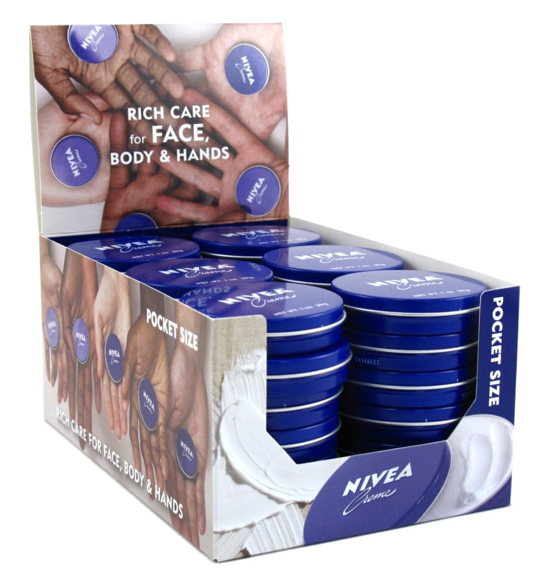 NIVEA Authentic German Moisturizing Cream, 8.45 Fl Oz, Metal - NIVEA