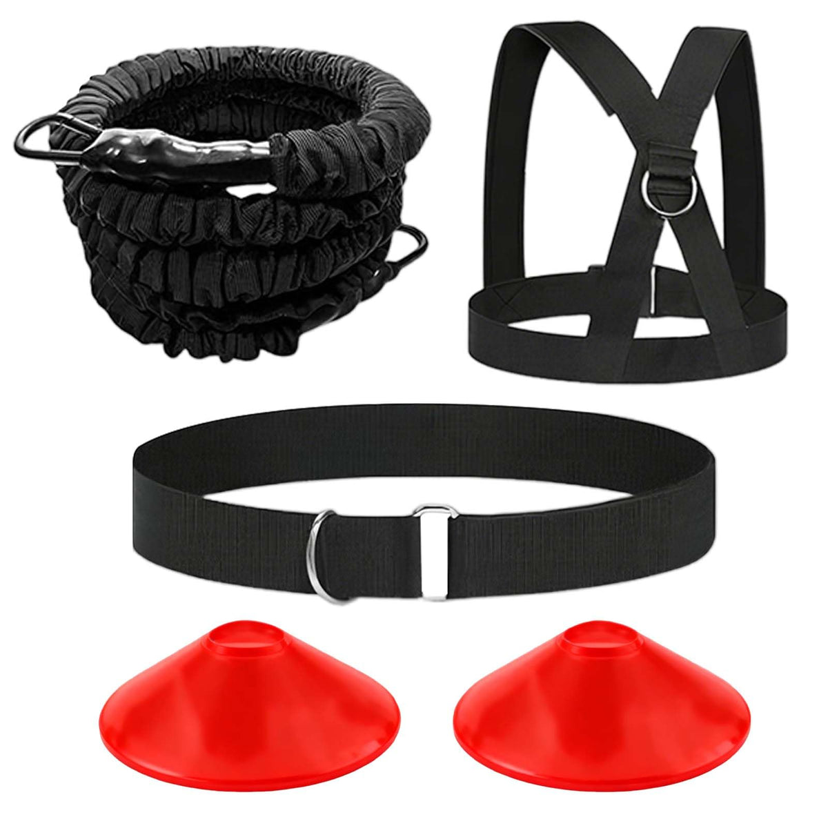 80lb Speed Training Equipment Resistance Band Exercising Set - Tuyzhrymlic Official Imagery - 2