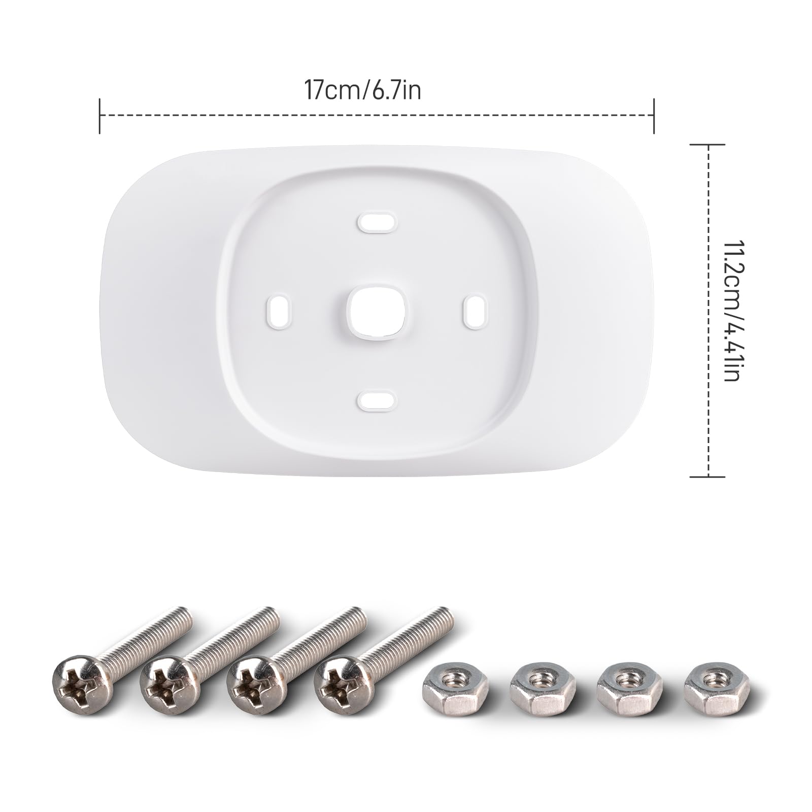 CERCGVEL Trim Plate Compatible with ecobee Smart Thermostat Essen - CERCGVEL Official Product View 2