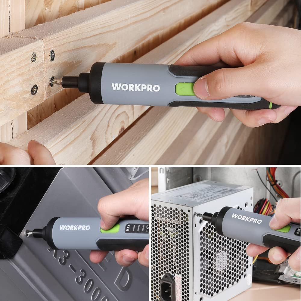 WORKPRO 4V Electric Screwdriver Rechargeable Cordless - WORKPRO Official Imagery - 8