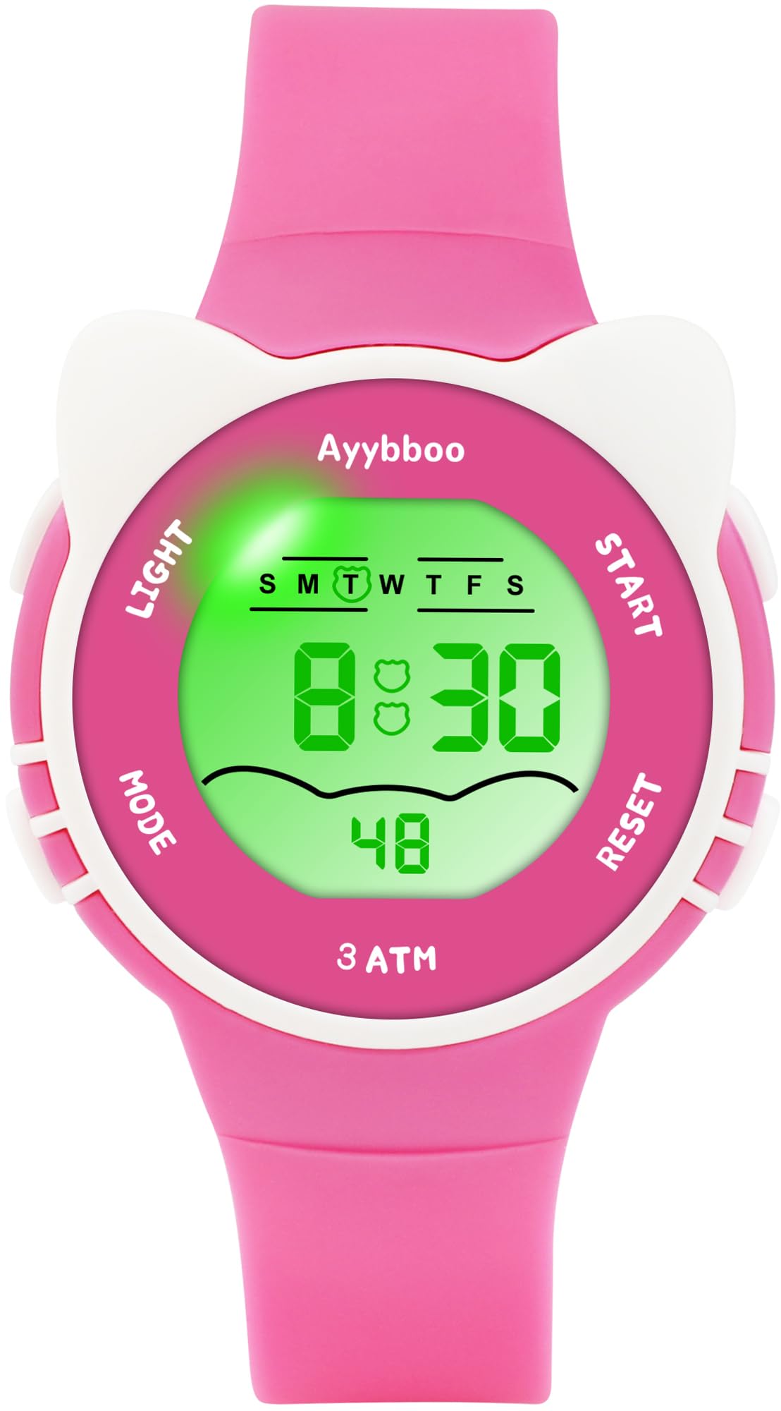 Ayybboo Kids Waterproof Watch 7 Color Light Alarm - View 9